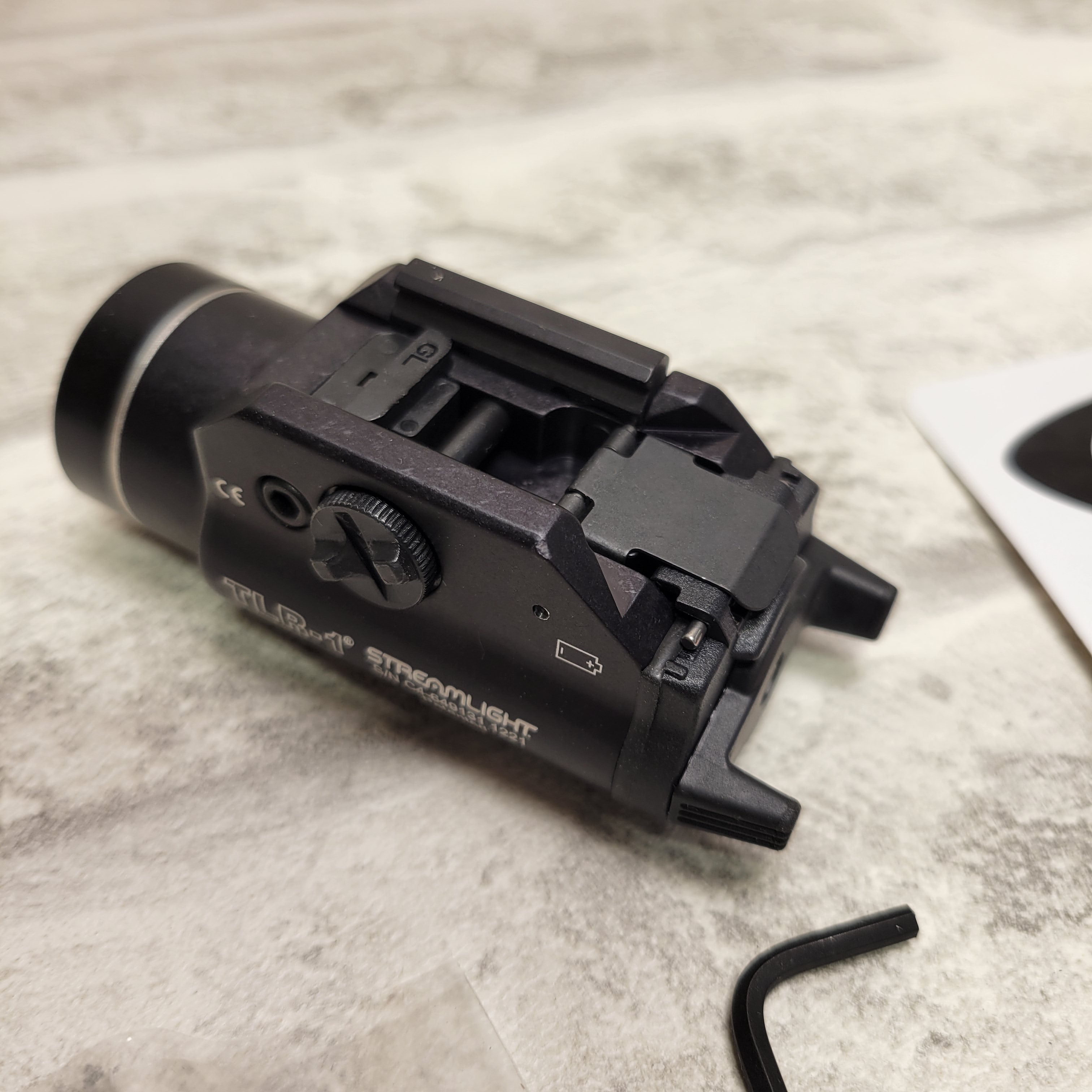Streamlight 69110 TLR-1 300 Lumen Weapon Mount Tactical Flashlight Light,Black (7610747289838)